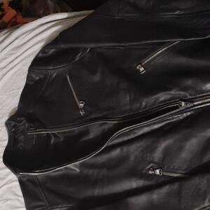 Marc New York leather bomber jacket